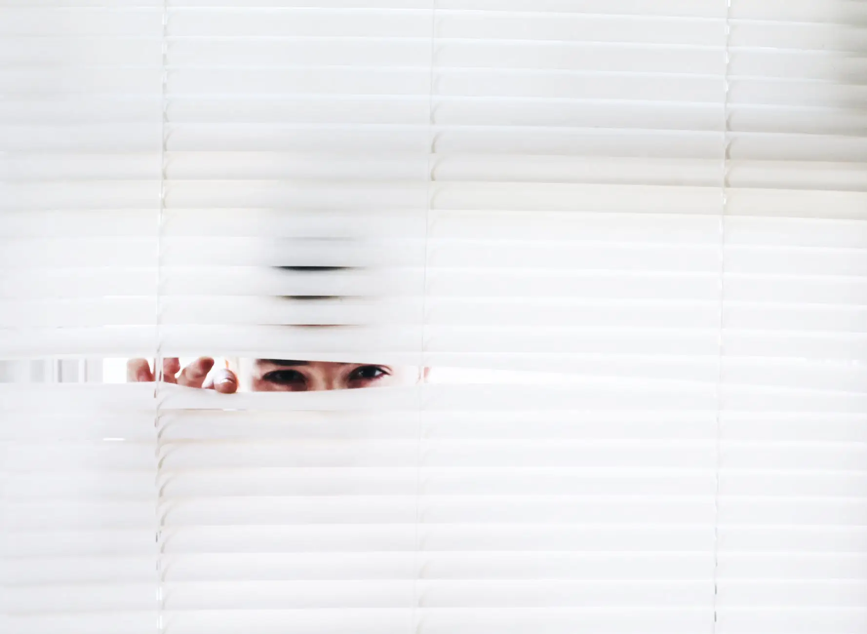 photography of person peeking